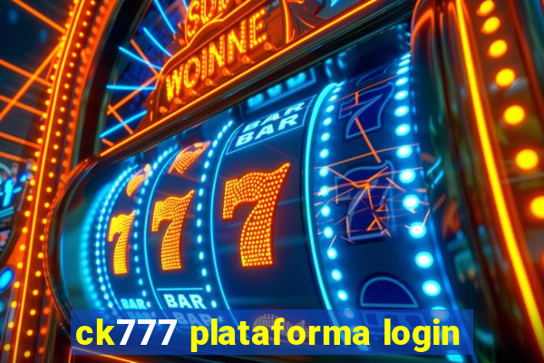 ck777 plataforma login